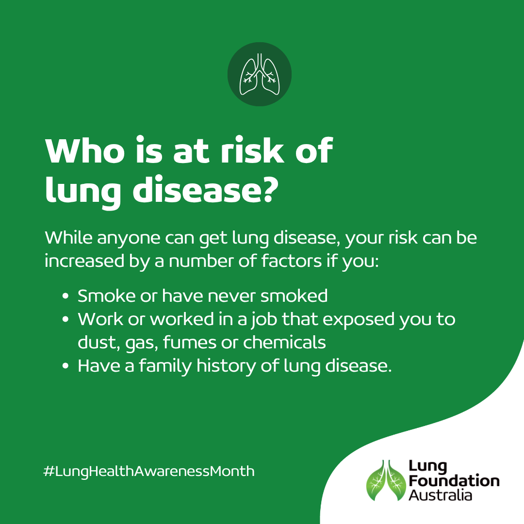 Who is at risk of lung disease?