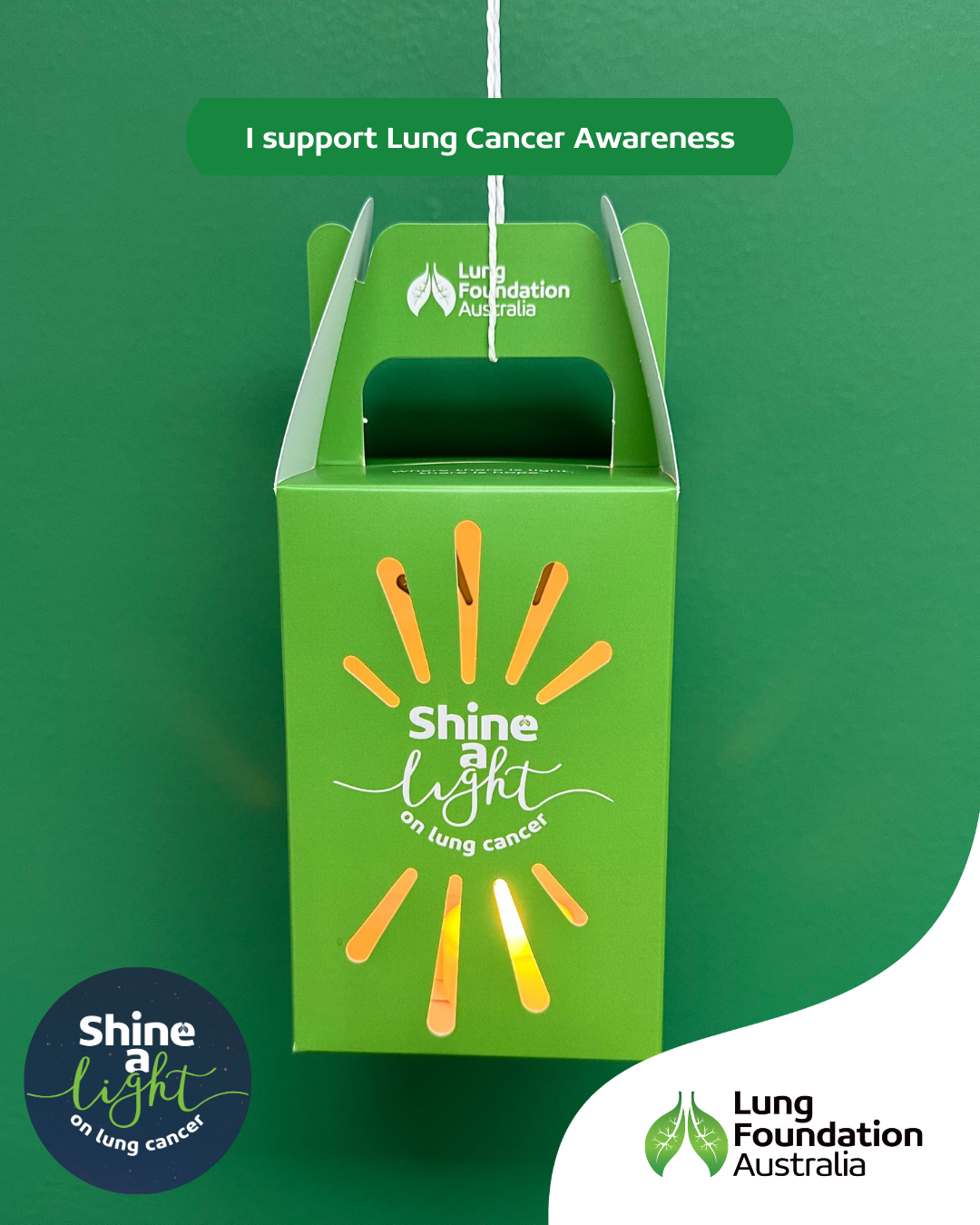 Shine a Light Social Tile - Green Lantern